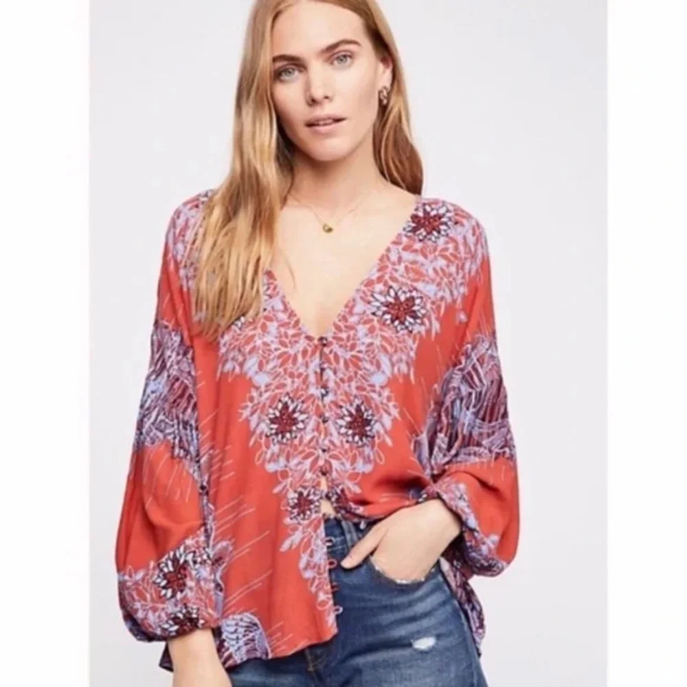 Free‎ People birds of a feather top Size XS